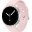 Galaxy Watch 8 | 44 мм | Silver | Sport/Pink | M/L, Тип ремешка : Sport, Размер корпуса : 44 мм, Цвет: Silver, Цвет ремешка: Pink, Размер ремешка : M/L, Подключение часов : Bluetooth / Wi-Fi, изображение 2